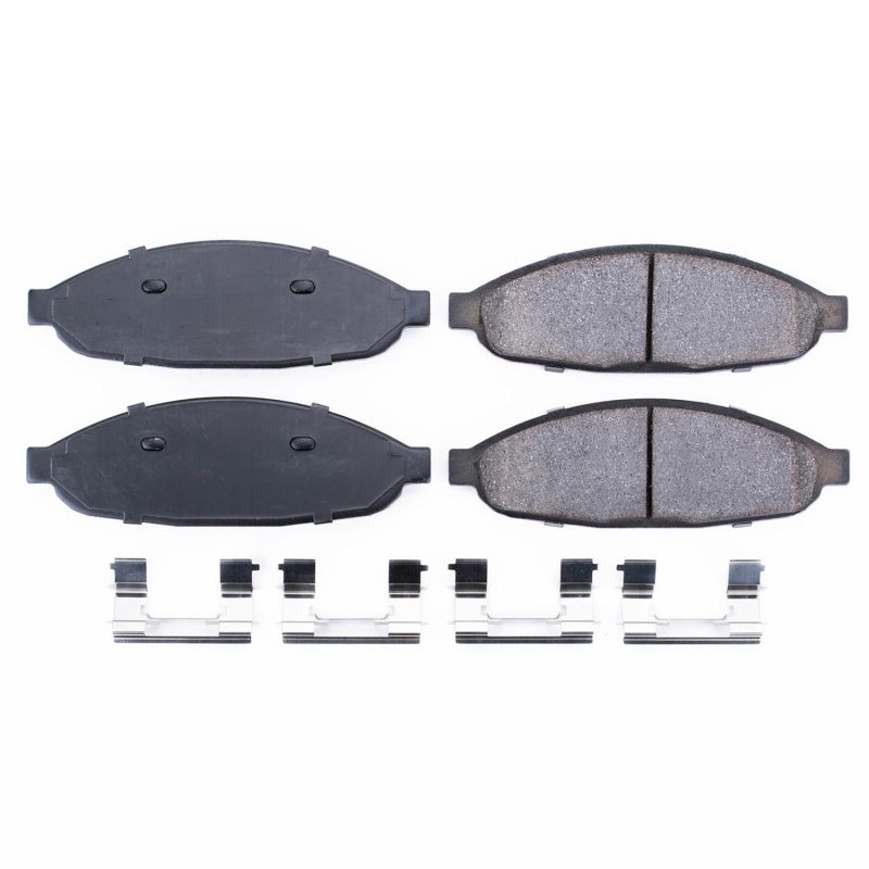 PowerStop - Z17 Low-Dust Ceramic Brake Pads with Hardware