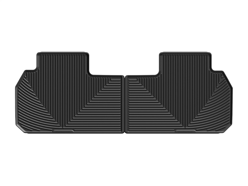 WeatherTech 18-20 Chevrolet Traverse Rear Rubber Mats - Black