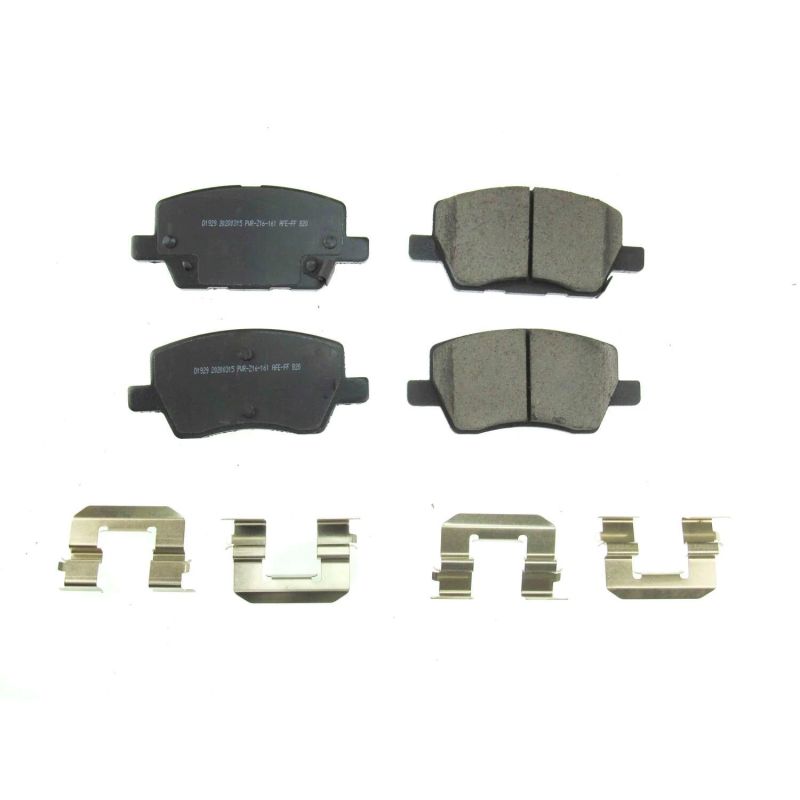 PowerStop - Z17 Low-Dust Ceramic Brake Pads with Hardware