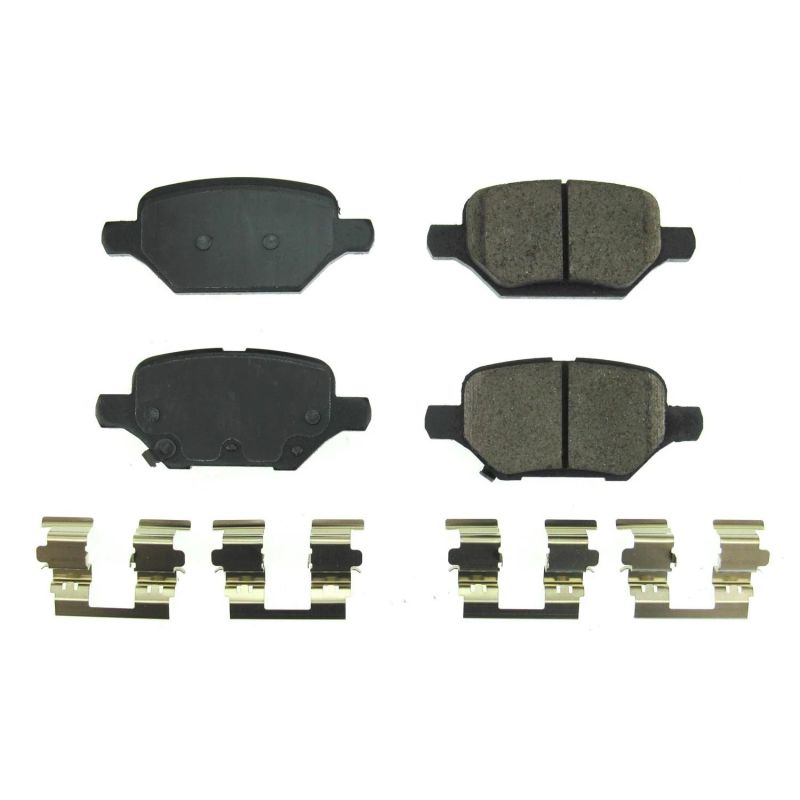 PowerStop - Z17 Low-Dust Ceramic Brake Pads with Hardware