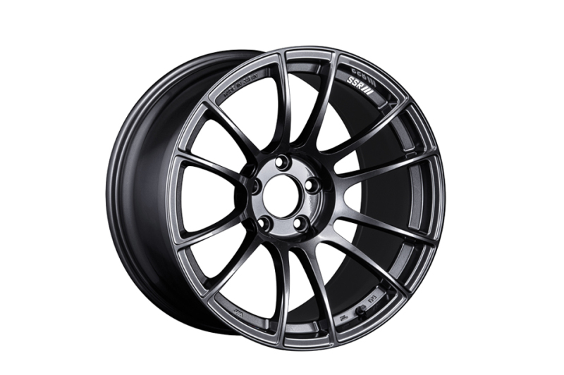 SSR GTX04 18x7.5 5x114.3 50mm Offset Dark Gunmetal Wheel