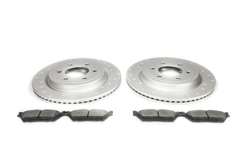 Alcon 19-20 Raptor/ 18-20 F-150 Pad & Rotor Kit (Use with Stock Calipers) w/ Elect Park Brake - Rear