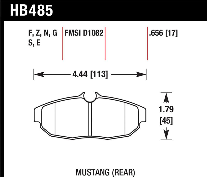 Hawk 08-09 Mustang Bullitt/05-10 & 12-13 Mustang GT/05-13 Mustang V6 Blue 9012 Race Rear Brake Pads