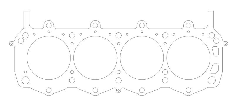 Cometic Ford Man-O-War 4.155in Bore .040 inch MLS-6 Bolt 10 Degree Head Gasket
