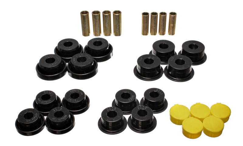 Energy Suspension Dodge Ram 99-01 1500/99-02 Ram 2500/3500 4WD Blk Front End Control Arm Bushing Set