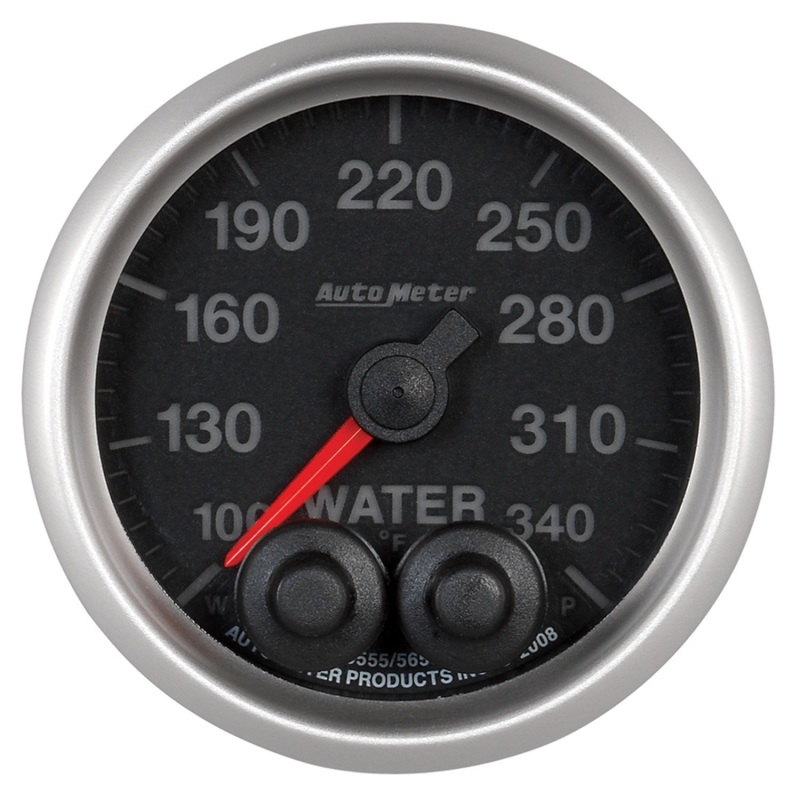 Autometer Elite 52mm 100-340 Deg F Water Temperature Peak and Warn Gauge w/ Electronic Control