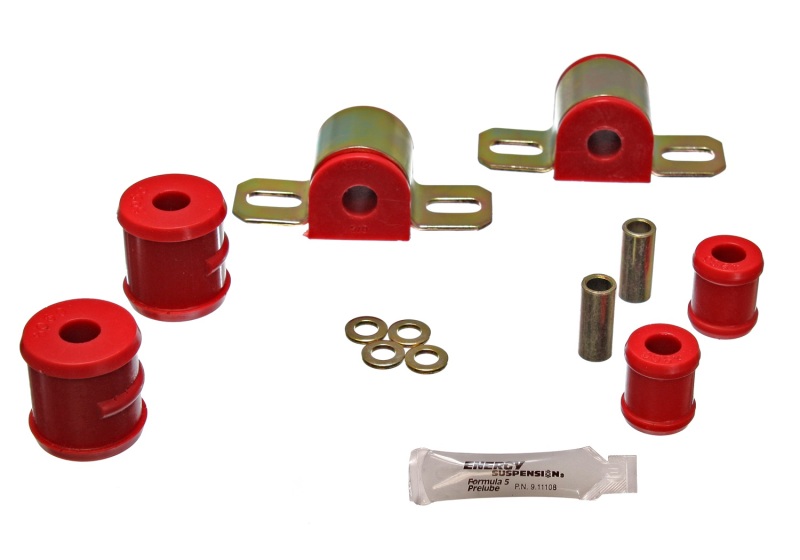 Energy Suspension GM 11/16in Rear Stab Bushing Set - Red