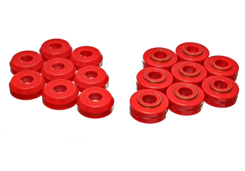 Energy Suspension Ford Bronco Body Mount Set - Red