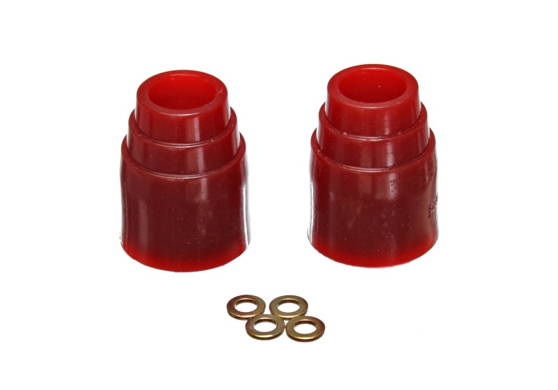 Energy Suspension 3-1/8in Bump Stop Set - Red