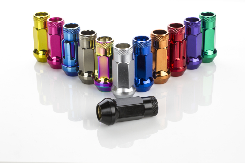 Wheel Mate Muteki SR48 Open End Lug Nuts - Green 12x1.50 48mm