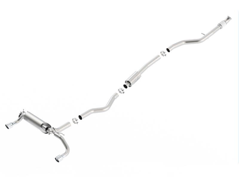 Borla 13-16 BMW 335i / 435i Atak Cat back SS 3.0in, 2.25in 3.5in Tip Single Rolled