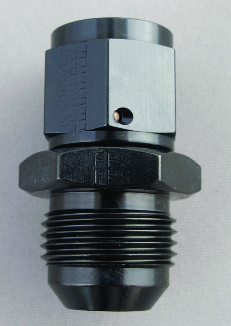 Fragola -20AN Nut x -16AN Male Swivel Reducer - Black