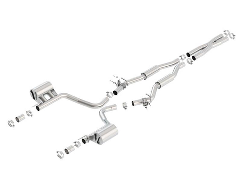 Borla 2015 Dodge Challenger SRT/392 Hemi 6.4L V8 S-TYPE Catback Exhaust w/ Valves Factory Bezel