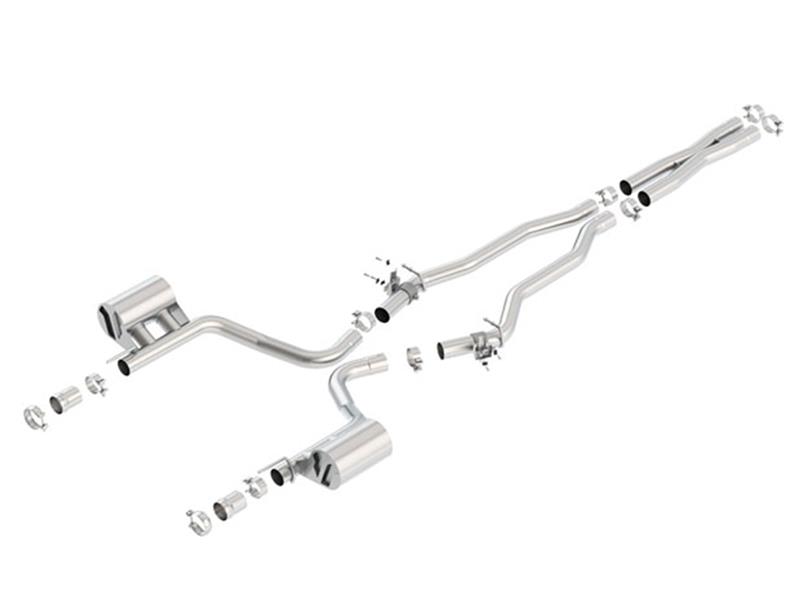 Borla 2015 Dodge Challenger SRT/392 Hemi 6.4L V8 ATAK Catback Exhaust w/ Valves Factory Bezel