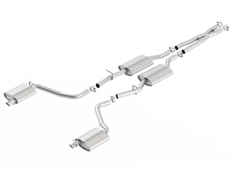 Borla 2015 Dodge Challenger 3.6L V6 S-TYPE Catback Exhaust No Tips Factory Valance