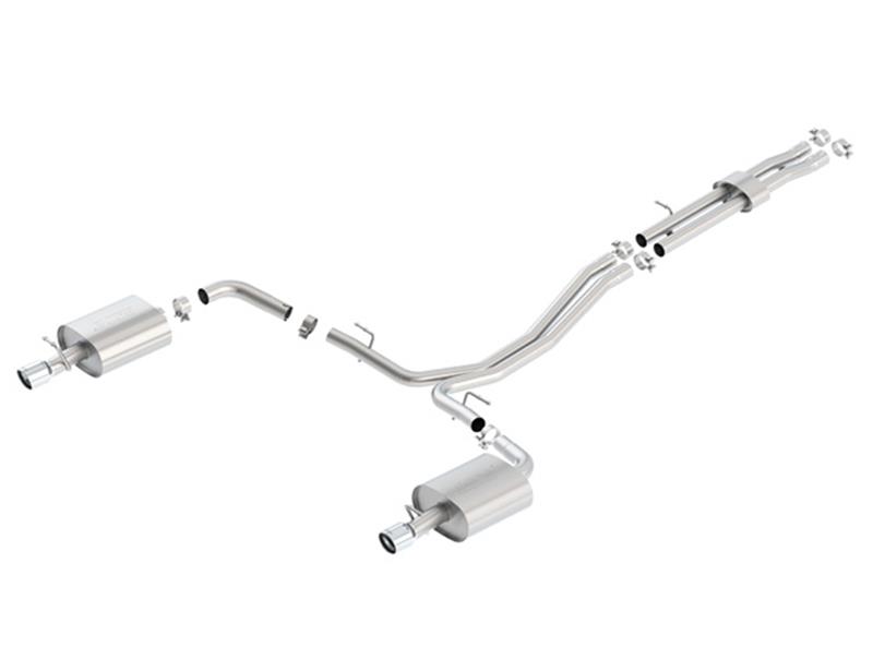 Borla 12-15 Ford Explorer 3.5L EcoBoost Dual Split Rear Ext SS S-Type CB Exhaust