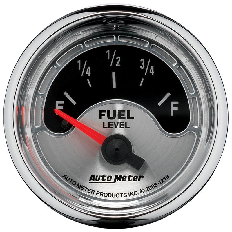 Autometer American Muscle Gauge Fuel Level 2 1/16in 16e To 158f Elec American Muscle