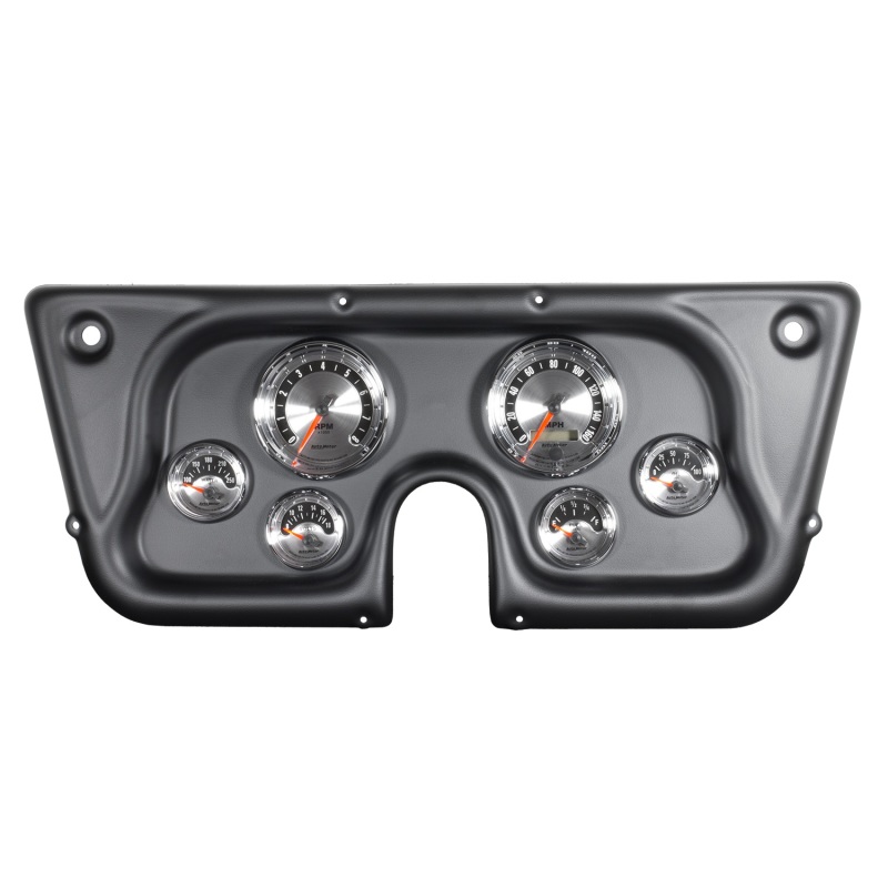 Autometer American Muscle Gauge Kit 6 Pc Chevy Truck C/Suburban 67-72 Tach/Mph/Fuel/Oilp/Wtmp/Volt
