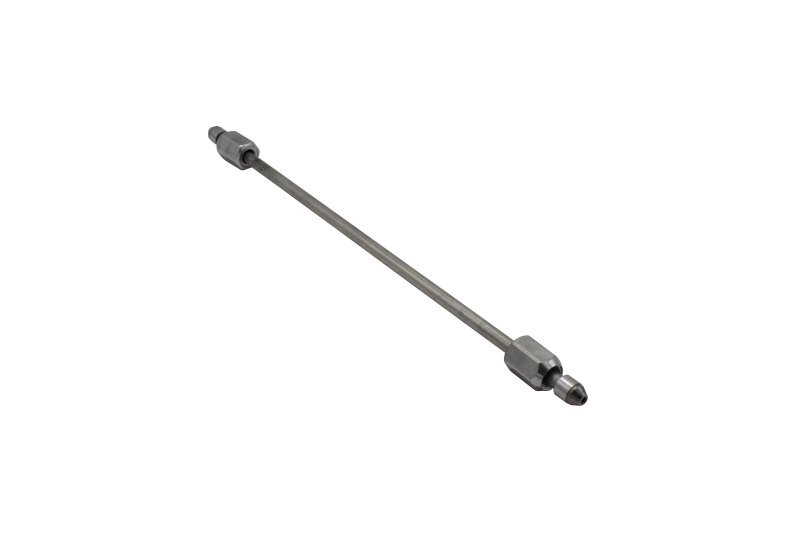 Fleece Performance 14in High Pressure Fuel Line (8mm x 3.5mm Line, M14x1.5 Nuts)