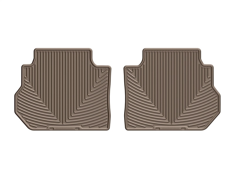 WeatherTech 17+ GMC Acadia / Acadia Denali Rear Rubber Mats - Tan