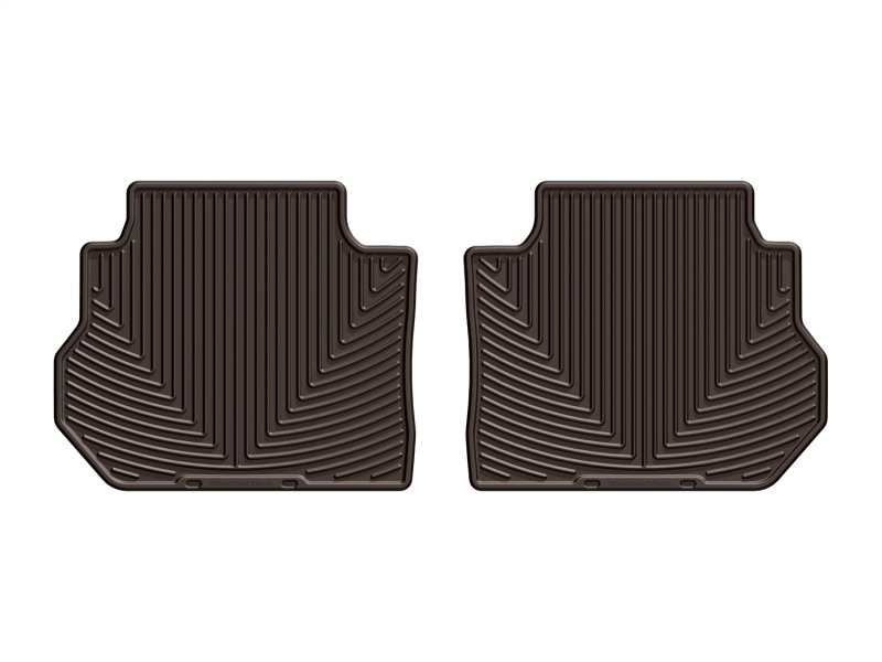 WeatherTech 17+ GMC Acadia / Acadia Denali Rear Rubber Mats - Cocoa