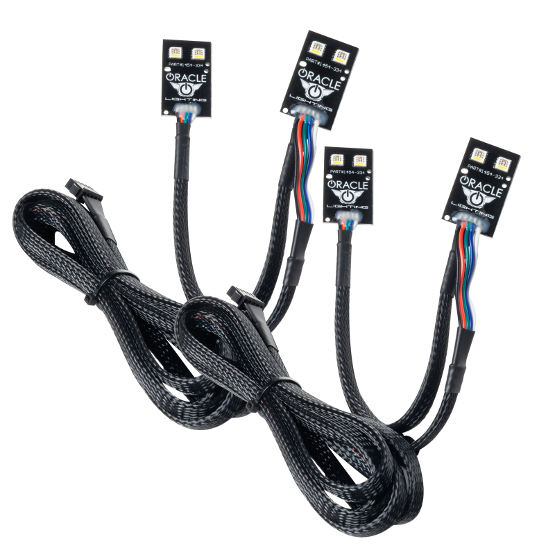 Oracle 2021 Ford Bronco Sport RGB+W Headlight DRL + Halo - ColorSHIFT w/o Controller