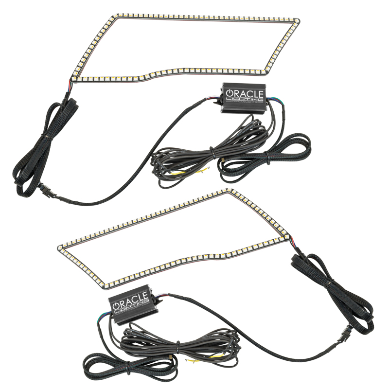 Oracle 09-18 Dodge Ram Switchback Quad Headlight Halo Kit - RGB+A + w/o Controller