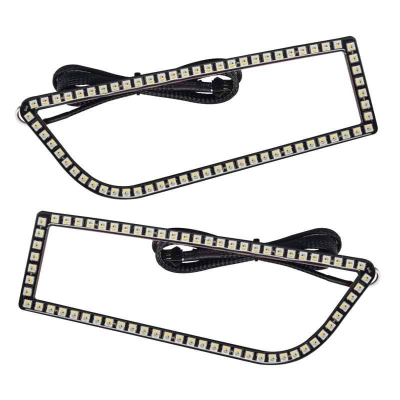 Oracle 1421 Polaris RZR 900/1000 Turbo Dynamic RGB+A Seq Turn Signal Headlight Halo Kit