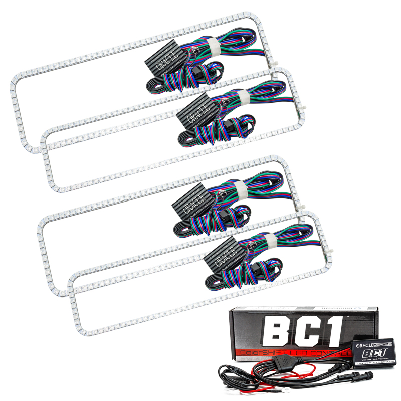 Oracle Ford F250 05-07 Halo Kit - ColorSHIFT w/ BC1 Controller