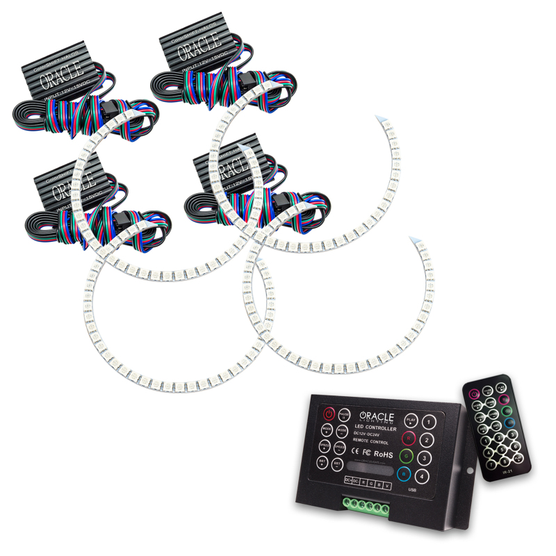 Oracle Dodge Avenger 08-14 Halo Kit - ColorSHIFT w/ 2.0 Controller