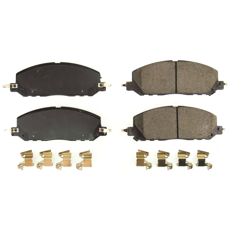 PowerStop - Z17 Low-Dust Ceramic Brake Pads with Hardware
