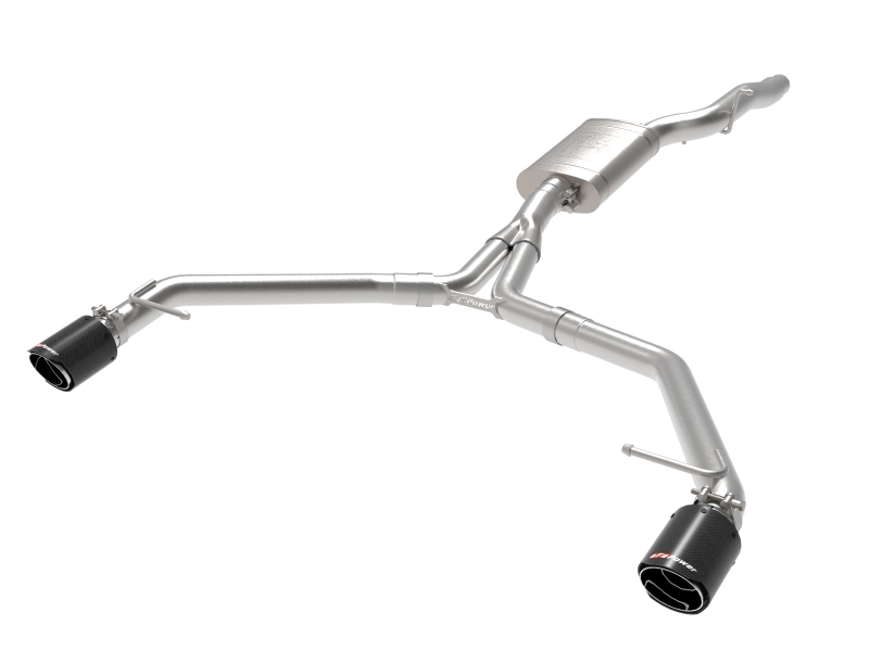 aFe MACH Force-Xp 13-16 Audi Allroad L4 SS Axle-Back Exhaust w/ Carbon Tips