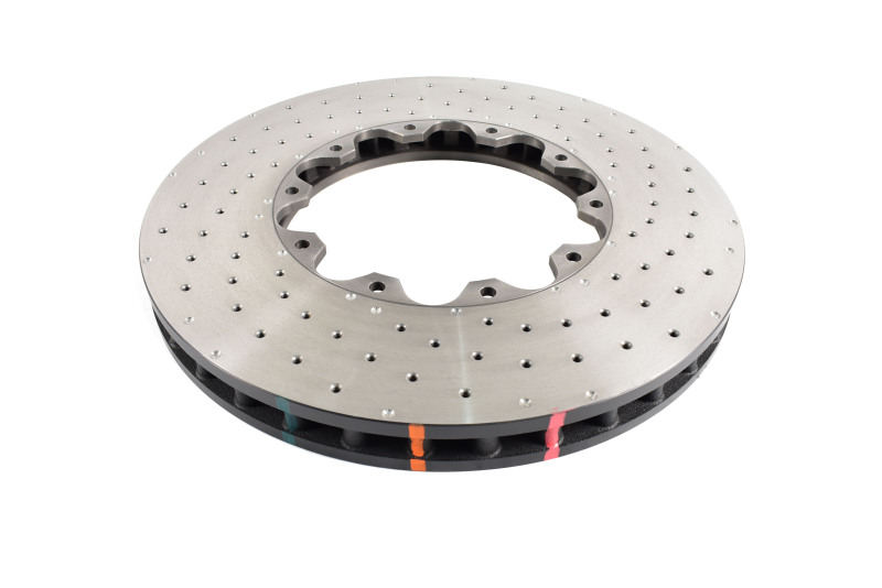 DBA 19+ Chevrolet Camaro ZL1 (w/ M6 Nuts) 5000 Series Cross Drilled & Dimpled Brake Rotor