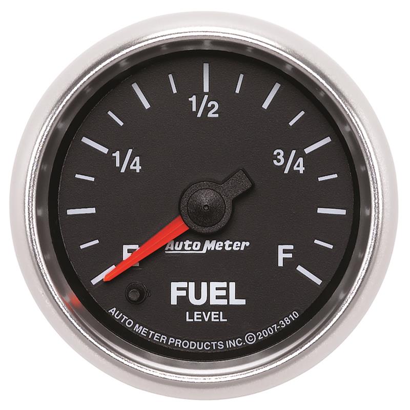 Autometer GS 2 1/16in. 0-280 Ohms Fuel Level Gauge - Stepper Motor