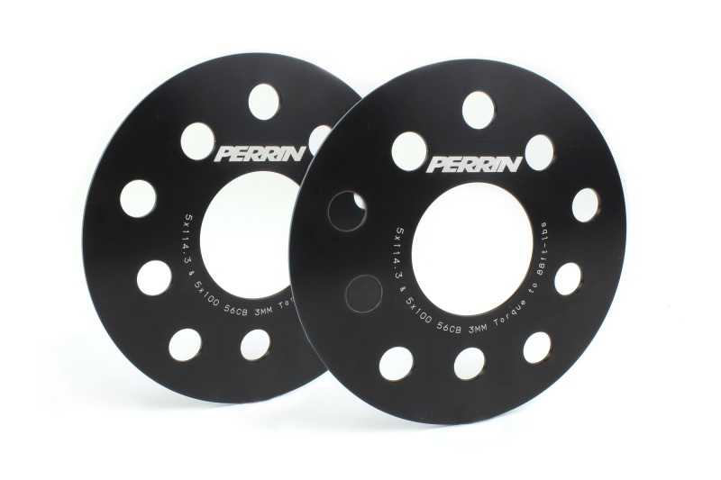 PERRIN Subaru/Toyota/Scion 3mm Wheel Spacers (Slip-On Style/No Studs) 5x114.3/5x100 56mm CB - Pair
