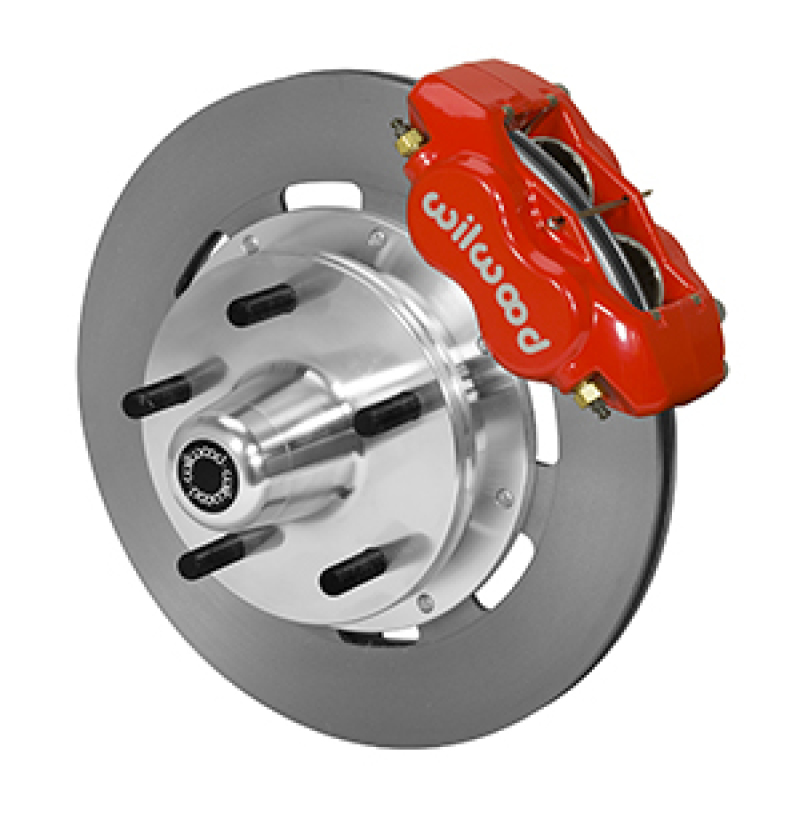 Wilwood Forged Dynalite Front Kit 19.00in Plain Rotor Red WWE ProSpindle (5x5.00in Hub)