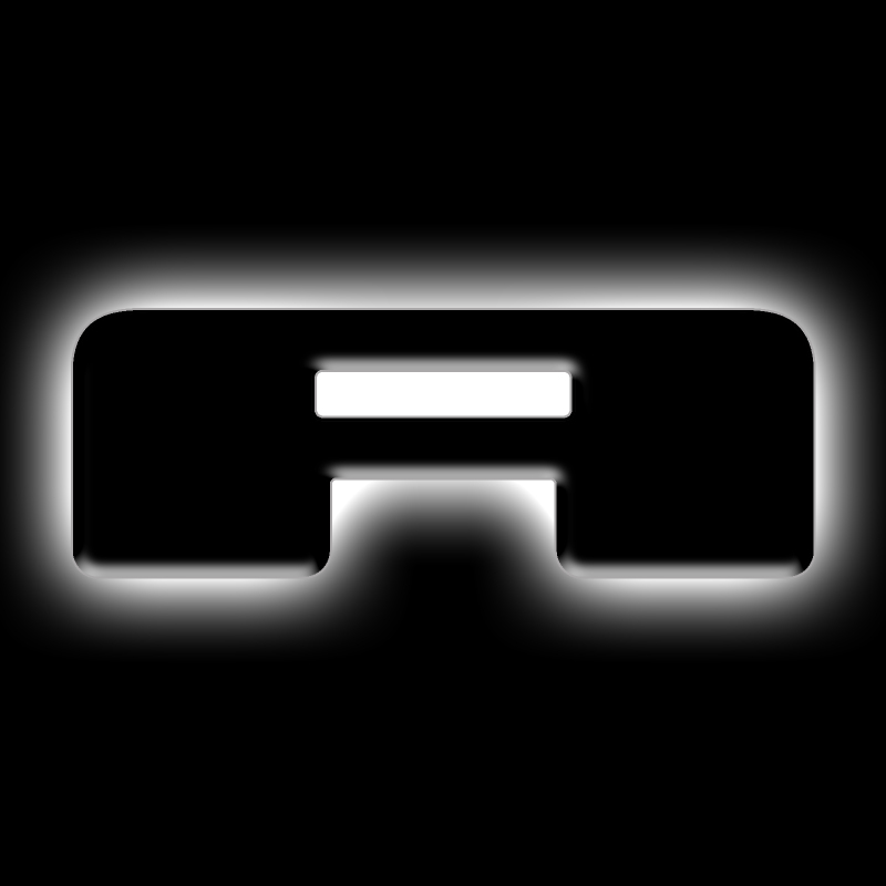 ORACLE Lighting Universal Illuminated LED Letter Badges - Matte Blk Surface Finish - A