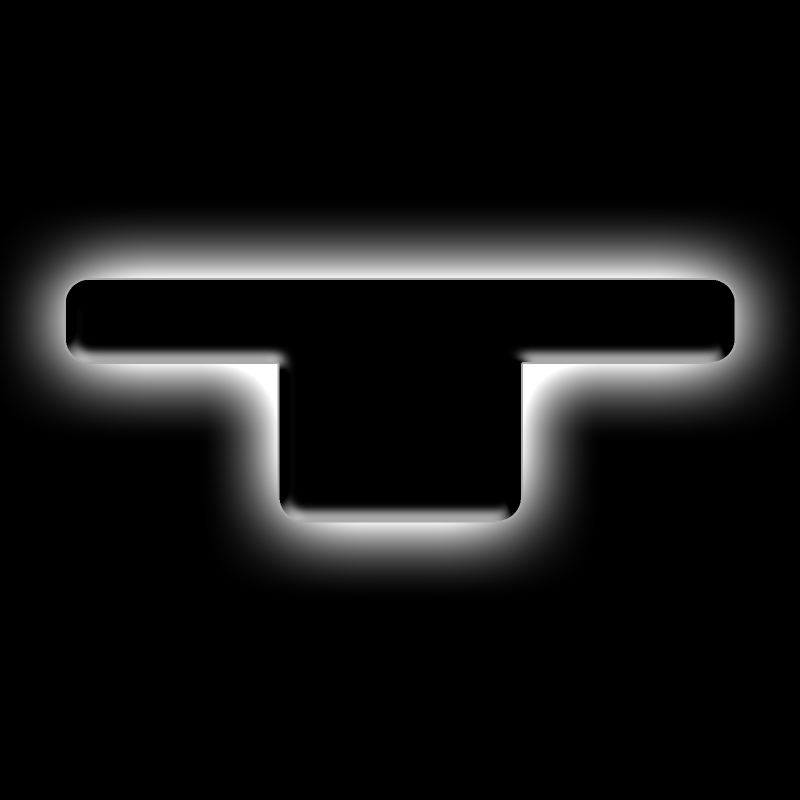 ORACLE Lighting Universal Illuminated LED Letter Badges - Matte Blk Surface Finish - T