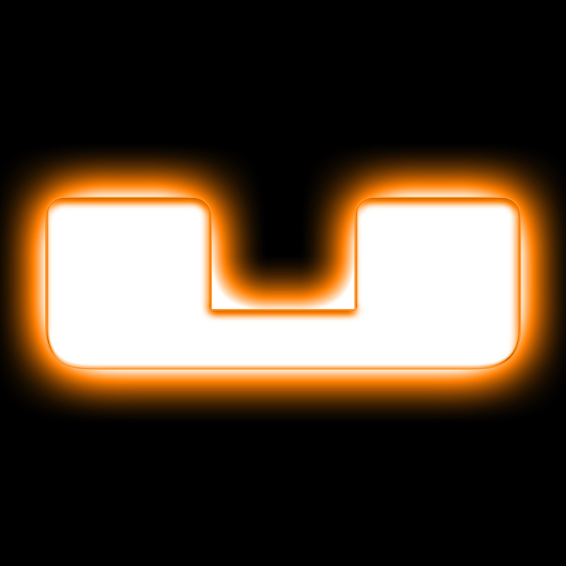 ORACLE Lighting Universal Illuminated LED Letter Badges - Matte Wht Surface Finish - U