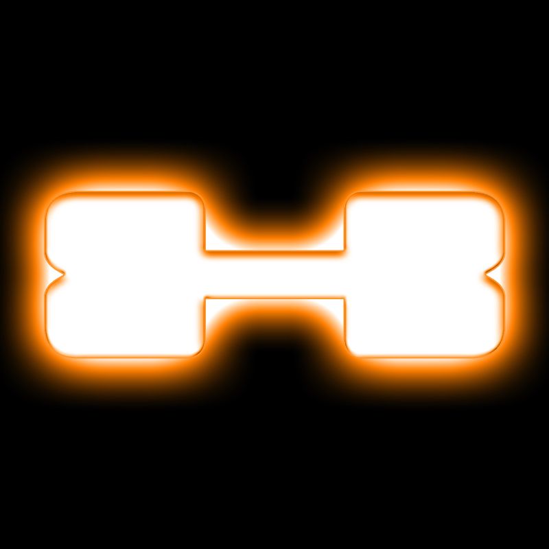 ORACLE Lighting Universal Illuminated LED Letter Badges - Matte Wht Surface Finish - X