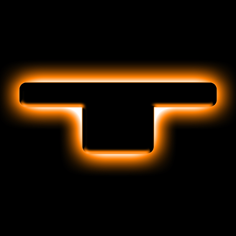 ORACLE Lighting Universal Illuminated LED Letter Badges - Matte Blk Surface Finish - T