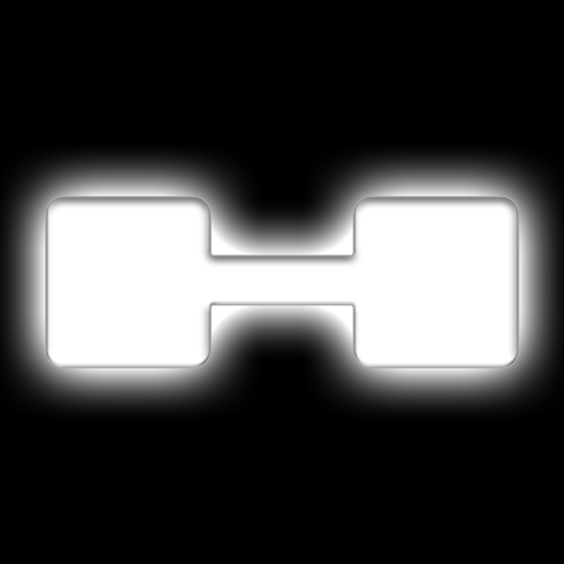 ORACLE Lighting Universal Illuminated LED Letter Badges - Matte Wht Surface Finish - H