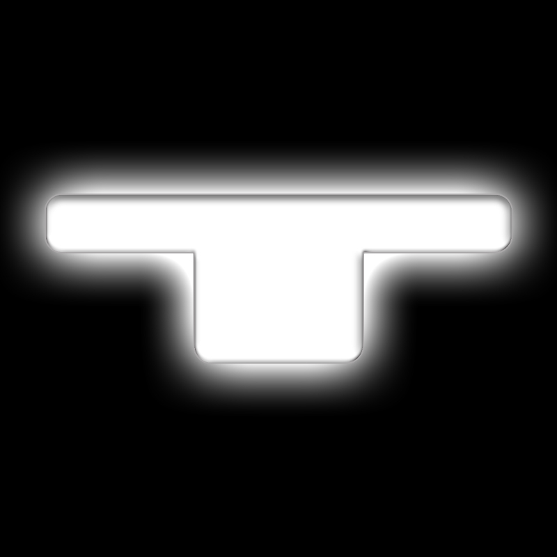 ORACLE Lighting Universal Illuminated LED Letter Badges - Matte Wht Surface Finish - T