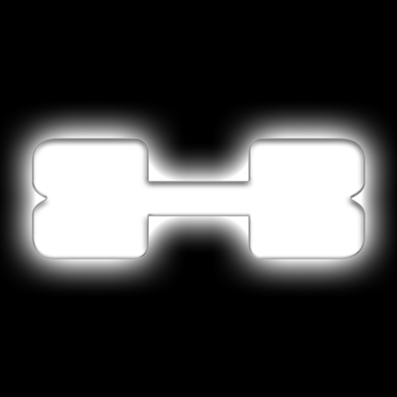 ORACLE Lighting Universal Illuminated LED Letter Badges - Matte Wht Surface Finish - X