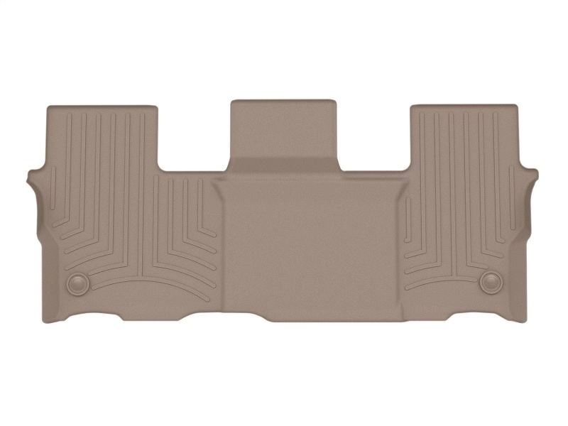 WeatherTech 22-23 Jeep Grand Wagoneer/Wagoneer Rear 3rd Row Rubber Mats - Tan (8 Passenger)