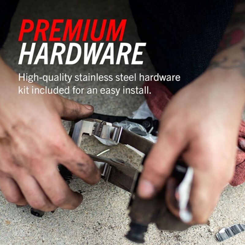PowerStop - Z17 Low-Dust Ceramic Brake Pads with Hardware