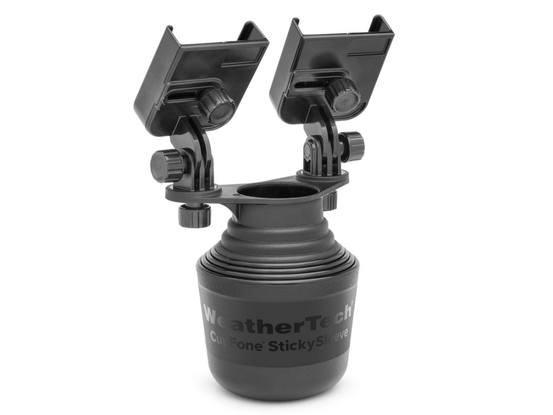 WeatherTech CupFone Duo w/Black Plastic Knobs