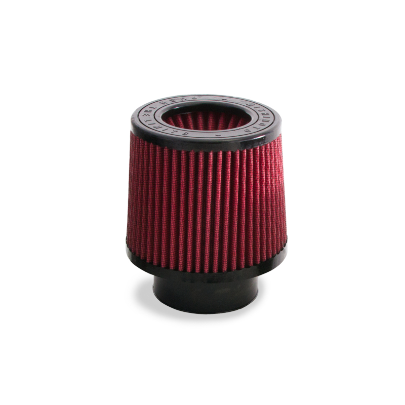 Mishimoto Air Filter w/ Molded Logo Red Oil 8 Layer Cotton w/ Worm Gear Clamp