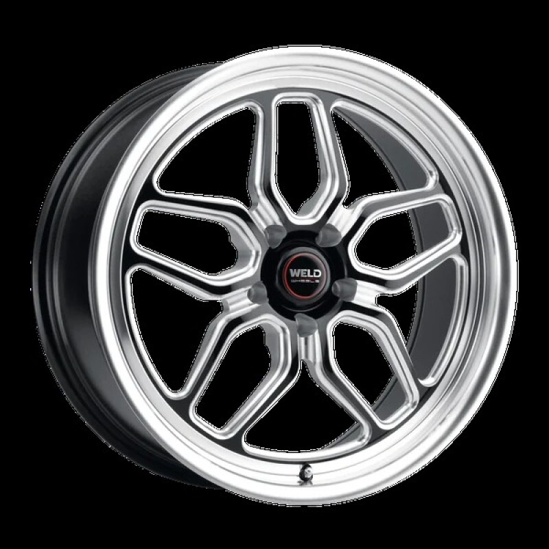 Weld S107 15X8 Laguna 5X114.3 ET00 BS4.50 Gloss Black MIL Dia 78.1