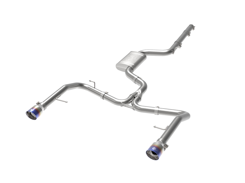 aFe 19-21 VW Jetta GLI (MKVII) L4-2.0L (t) MACH Force-Xp 304 SS Cat-Back Exhaust System Blue Tips